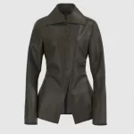 Leather Jacket PU Coat Women Streetwear.