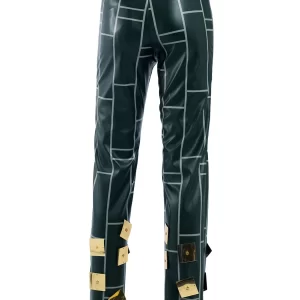Female Jolyne Cujoh Cosplay Costume Coat Pants Shoes Boots Wigs Jacket Earrings Full Set Women Girls Cloth Halloween Party Suit - Image 5