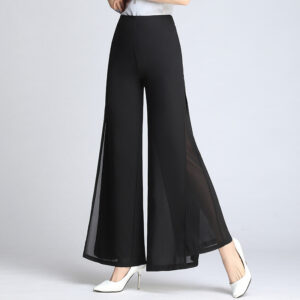 Chiffon High Waist Wide Leg Pants - Image 3
