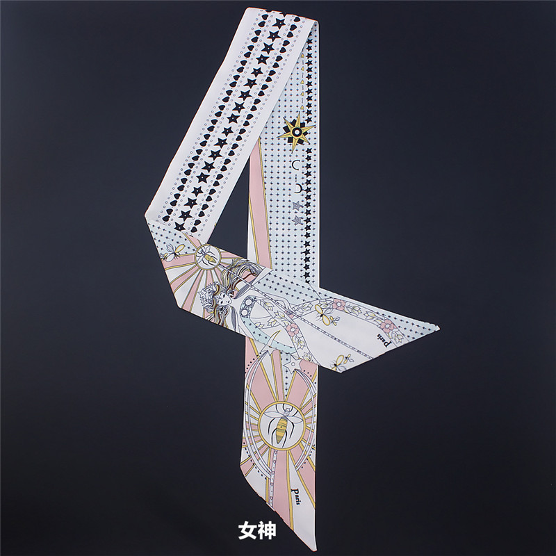 Tarot Print Double-Sided Twill Scarf - Image 2