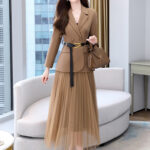 Waist Slimming Look Trendyy Versatile Mesh Skirt