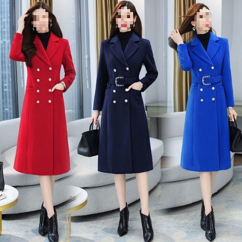 Thickeneded New Fashion Atmospheric Design Slim Over-the-knee Outwear - Image 5