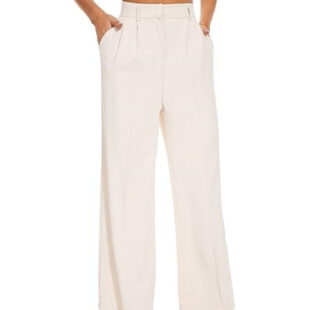 Front pleated casual pants additional view