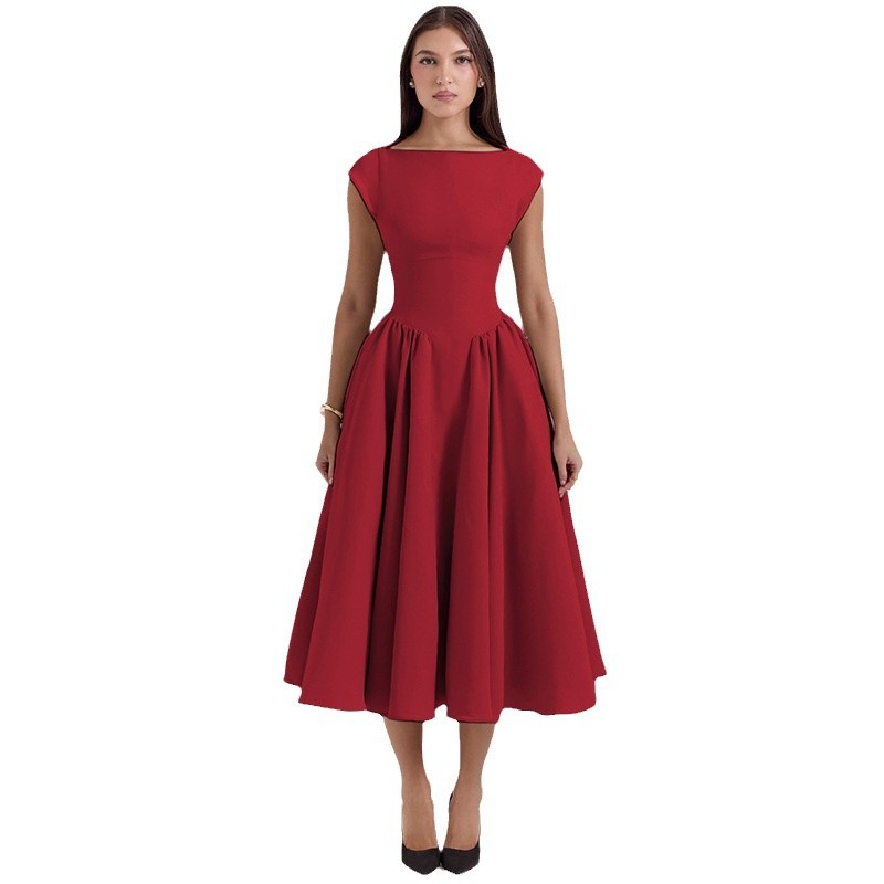 Sexy Backless Waist Slim Dress - Image 5