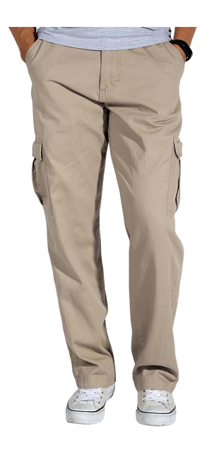 cargo pants,chino pants,multi-pockets,utility baggy cargo pants,loose fit military combat cotton