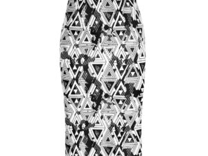 Amour Geometric Pencil Skirt