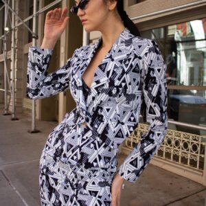 Amour Geometric Blazer