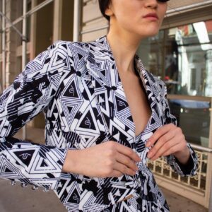 Amour Geometric Blazer