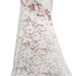 Long Dress Illusion Lace Cut-