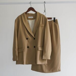 Women Blazer Suits Doule Breasted Pink Blazer