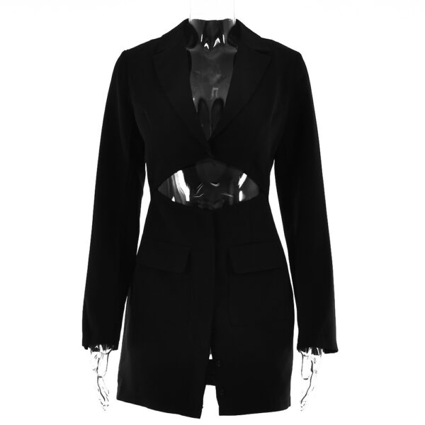 Two-piece Long-sleeved Cardigan Lapel Short Skirt Suit