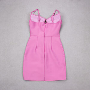 Slim Fit Short Dress with Straps