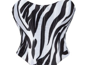 Black And White Women's Corset