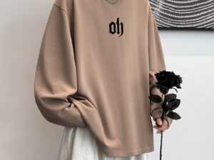 Men's Long-sleeve Loose Plus-size Sweatshirt