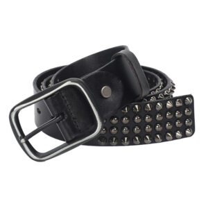 Stylish Layered Alloy Buckle Head Cowhide Retro Tattoo Belt