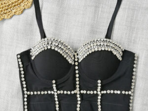 Women's Beaded Bright Diamond Street Dance Shaper