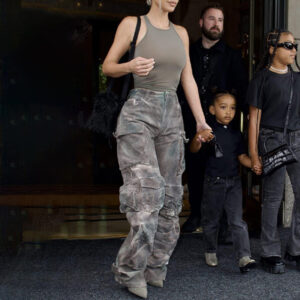 Women's Tie-dye Camouflage Multi-Pocket Cargo Pants - Risqué