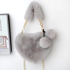 Women's Heart-Shaped Love Handbag Chain Bag