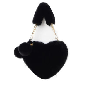 Women's Heart-Shaped Love Handbag Chain Bag