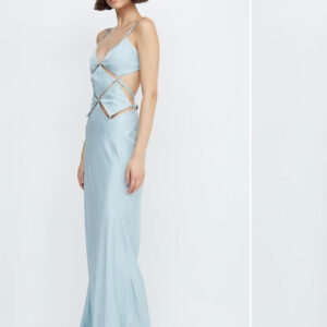 Women's Elegant Slim-fit Backless Shoulder Strapped Dress