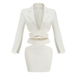 Tube Top Suit Skirt Banquet Evening Dress